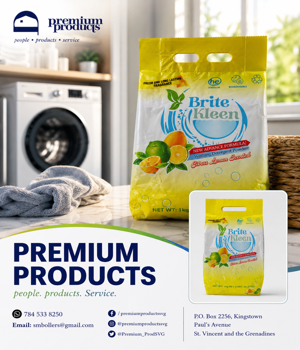 Brite Kleen Citrus Washing Detergent Powder