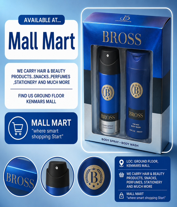 Bross Men's Body Care Set