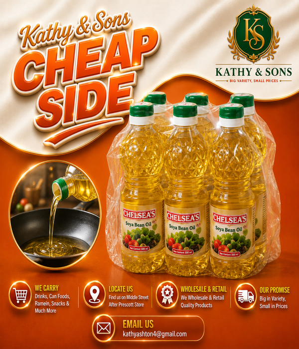 Chelsea's Soya Bean Oil (500ml)
