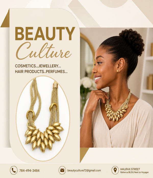 Golden Petal Cascade Necklace
