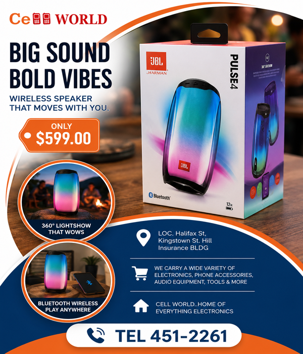 JBL Pulse 4 Portable Bluetooth Speaker