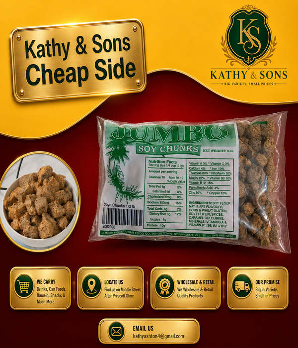 Jumbo Soy Chunks