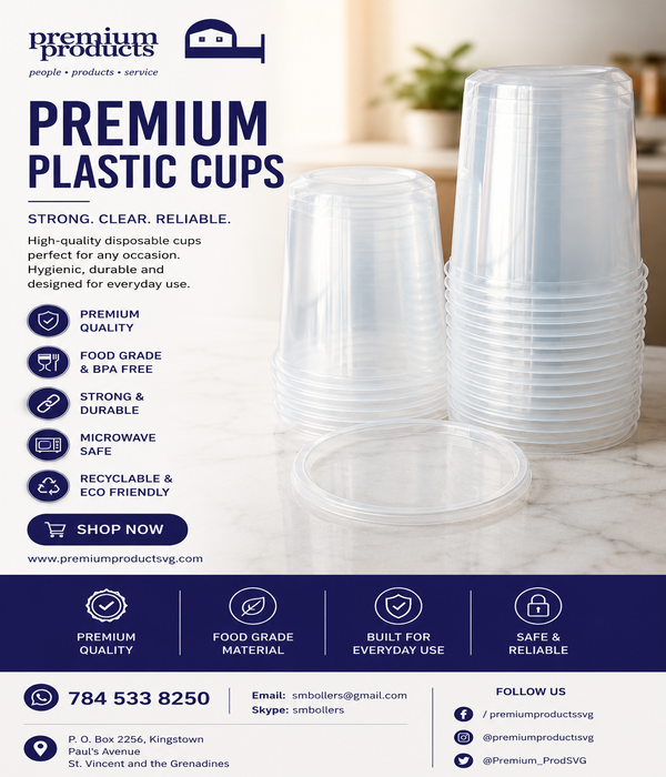 Premium Plastic Cups