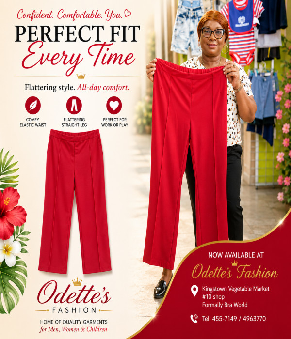 Scarlet Comfort Straight-Leg Pants