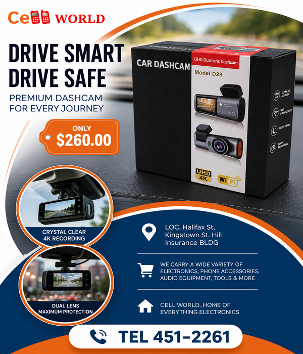 UHD Dual Lens Car Dashcam