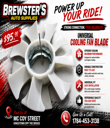 Universal Cooling Fan Blade