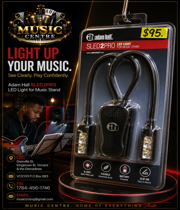 Adam Hall SLED2PRO LED Music Stand Light