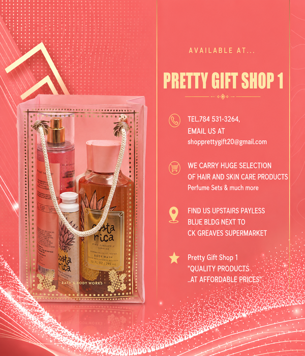 Bath & Body Works Costa Rica Pink Pineapple Sunrise Gift Set