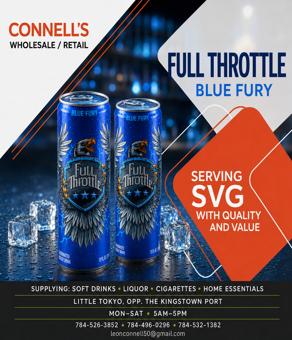 CWR Full Throttle Blue Fury Energy Drink