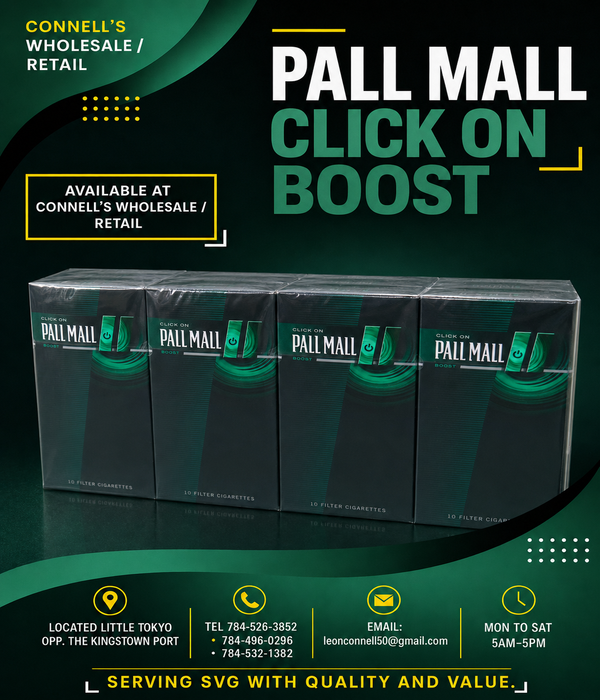 CWR Pall Mall Click On Boost Cigarettes