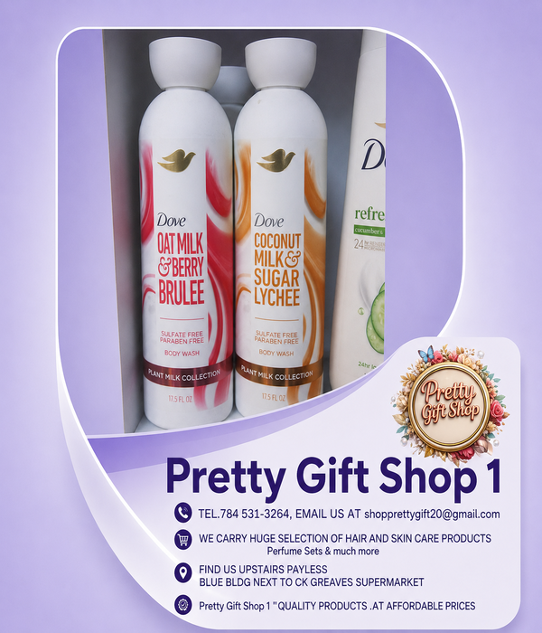 Dove Plant Milk Body Wash Collection