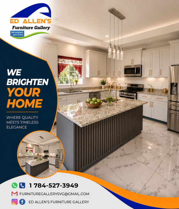 EAF Luxury Kitchen Cabinet with Island