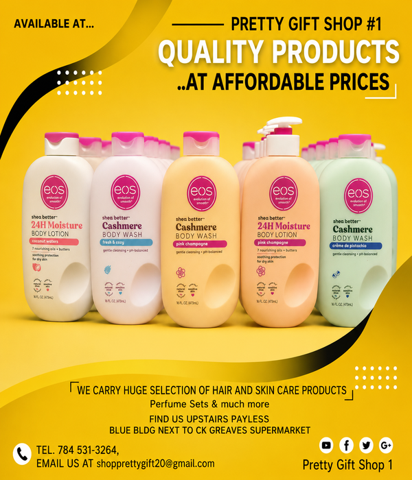EOS Shea Better Body Wash & Lotion Collection