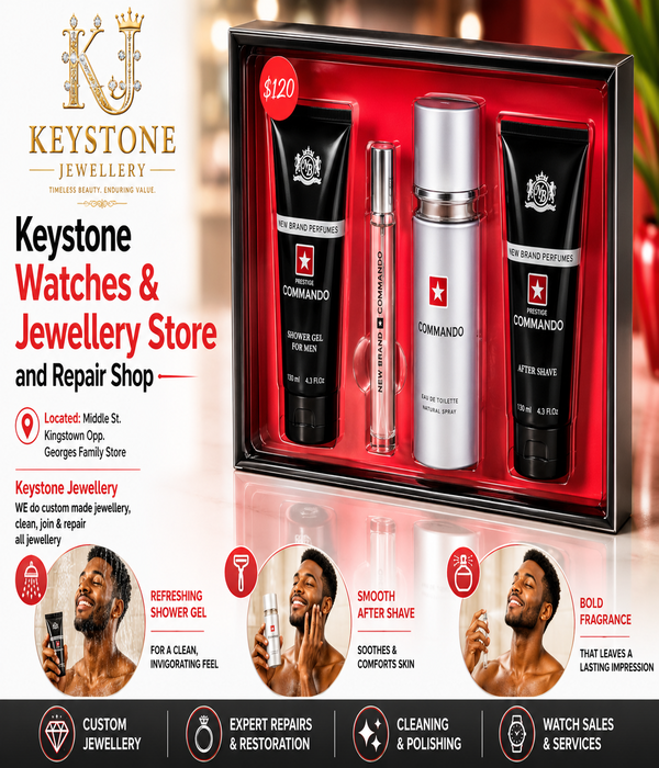 KSJ Commando Prestige Men's Fragrance Gift Set