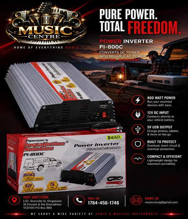 Pipeman's Installation Solution PI-800C 800W Power Inverter