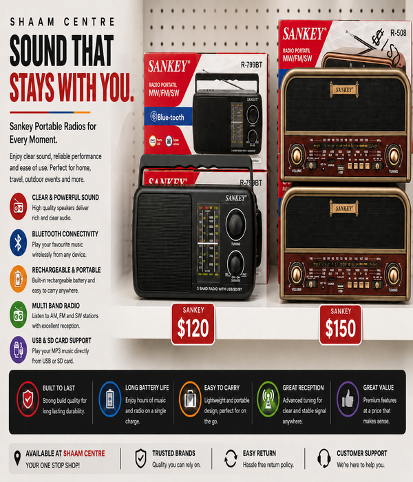 Shaam Center Sankey Portable Radio Collection