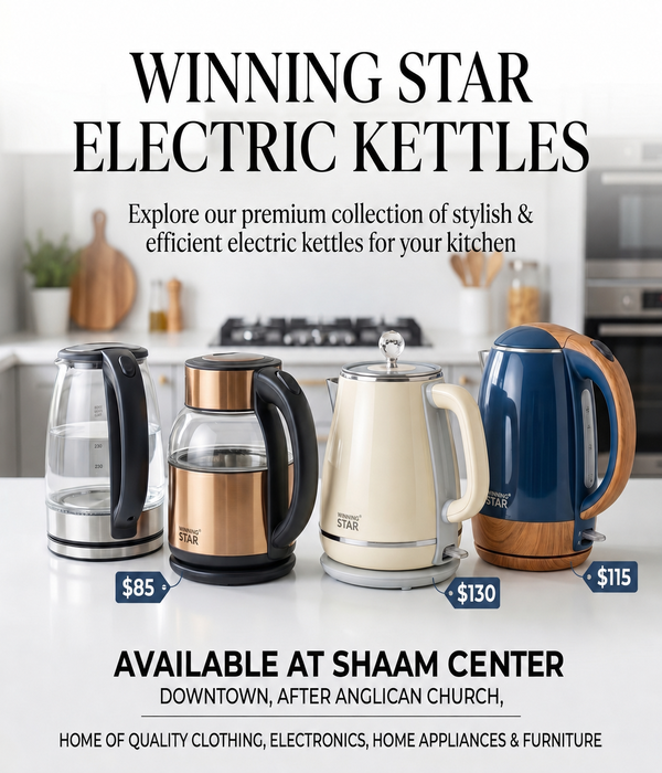 Shaam Center Winning Star Electric Kettle Collection
