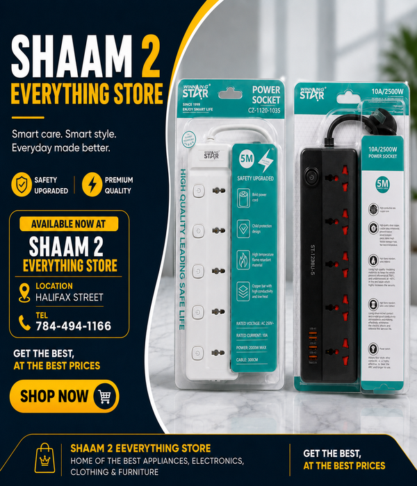 Winning Star 5M Power Strip Extension Sockets