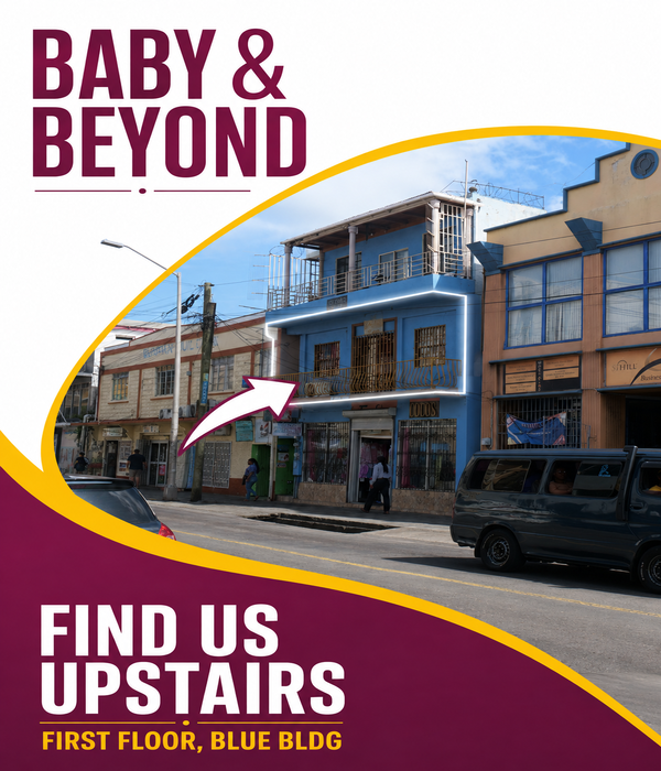 Baby & Beyond - Find Us Upstairs - First Floor Blue Building