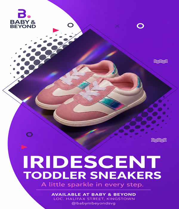 Baby & Beyond - Iridescent Toddler Sneakers
