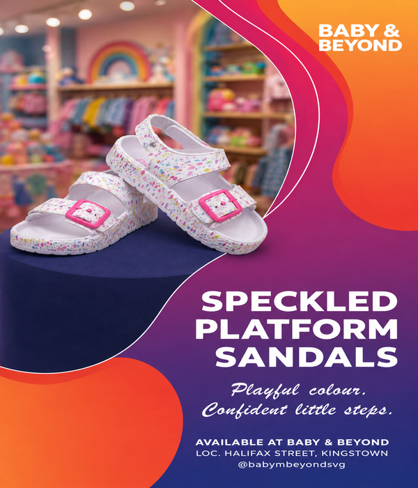 Baby & Beyond - Speckled Platform Girls' Sandals