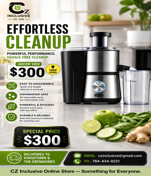 Czinclusive Online Store – 120V Electric Juicer