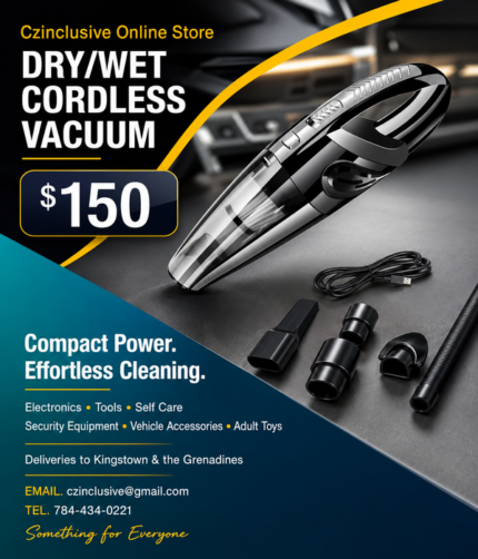 Czinclusive Online Store - Cordless Dry & Wet Handheld Vacuum - Image 1