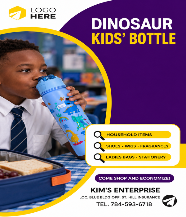 Dinosaur Kids’ Water Bottle