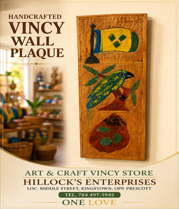 Handcrafted Vincy Wall Plaque