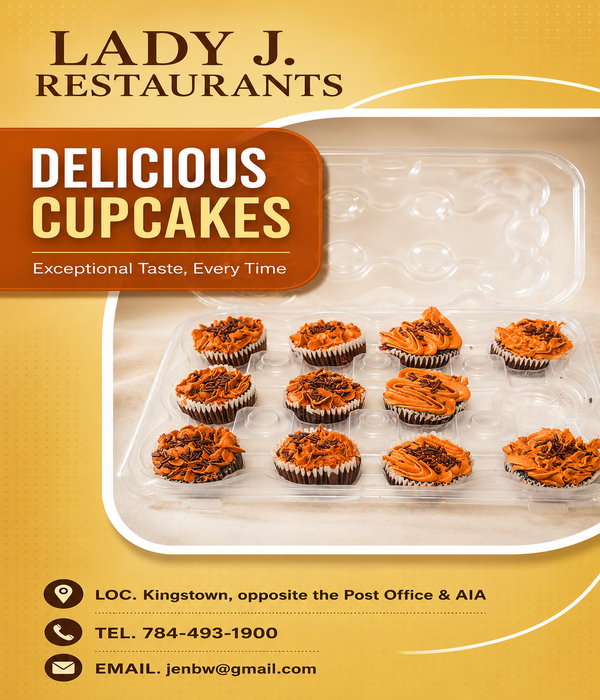 Lady J. Chocolate Cupcakes with Orange Frosting