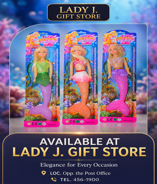 Lady J. Gift Store – Assorted Mermaid Dolls 2