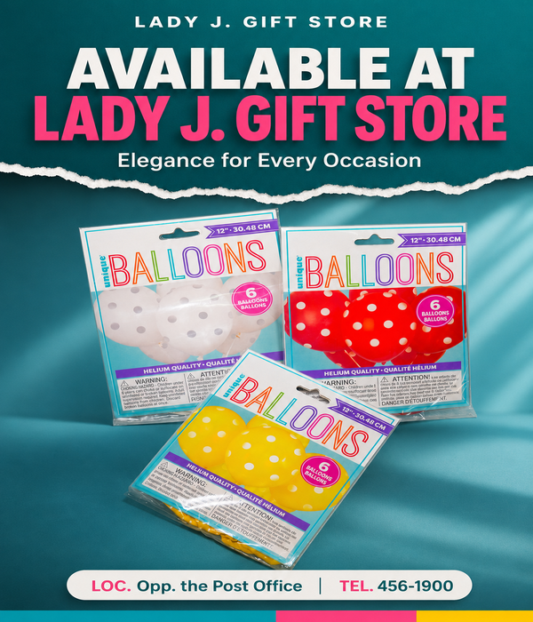Lady J. Gift Store – Assorted Polka Dot Party Balloons