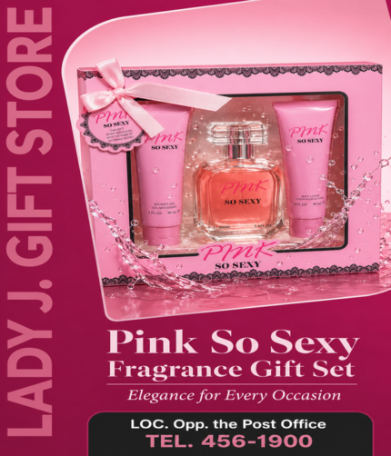 Lady J. Gift Store - Pink So Sexy Fragrance Gift Set - Image 1