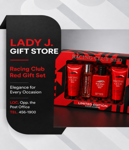 Lady J. Gift Store - Racing Club Red Men's Fragrance Gift Set - Image 1