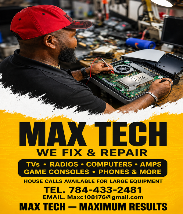 MAX TECH – Game Console Repair