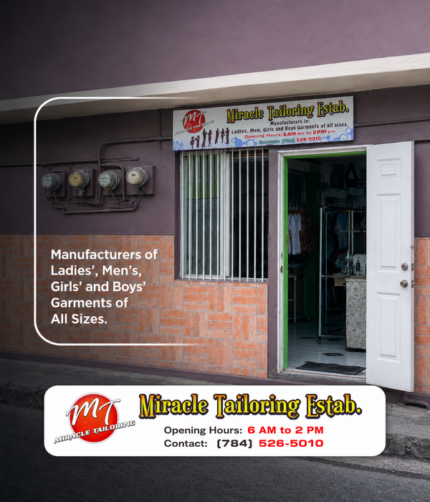Miracle Tailoring Estab. - Shop Front