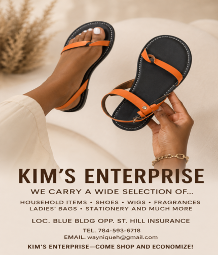 Orange & Black Slingback Ladies' Sandals - Image 1