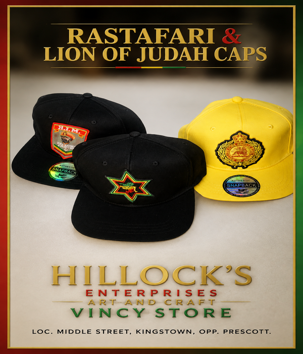 Rastafari & Lion of Judah Caps