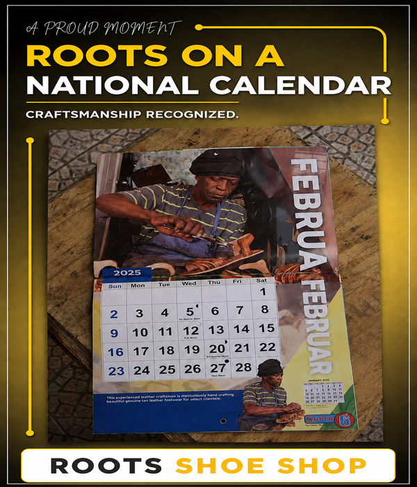 Roots Shoe Shop -Featured on National Calendar