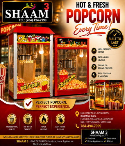 Shaam 3 - Commercial Popcorn Machine - Image 1