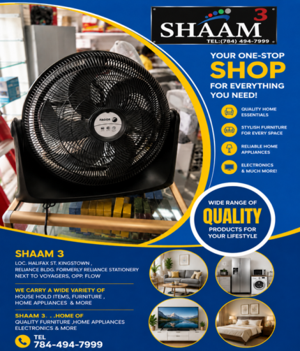 Shaam 3 - Fagor High-Power Table Fan - Image 1