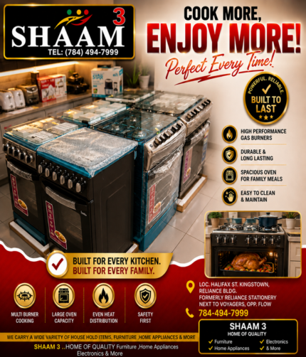 Shaam 3 - Freestanding Gas Cookers with Ovens - Image 1