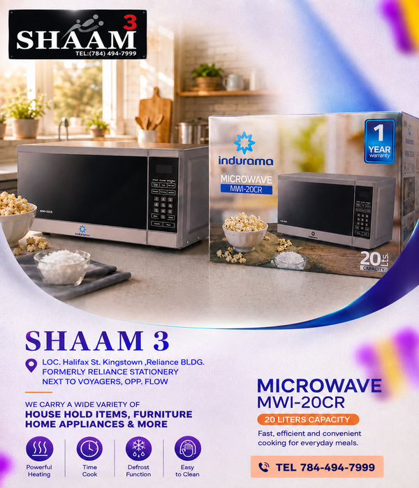 Shaam 3 – Indurama MWI-20CR 20L Microwave Oven