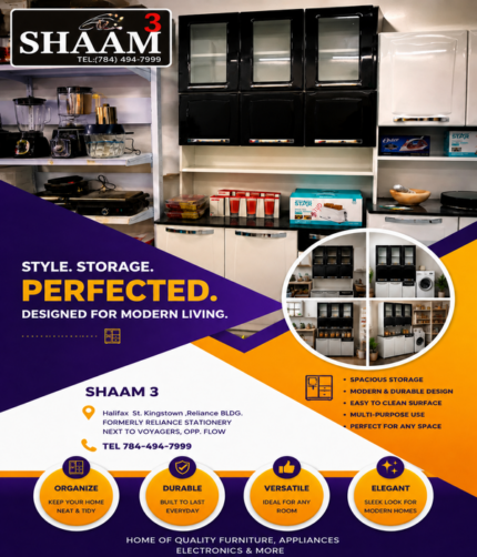 Shaam 3 - Multi-Purpose Kitchen & Home Storage Cabinets - Image 1