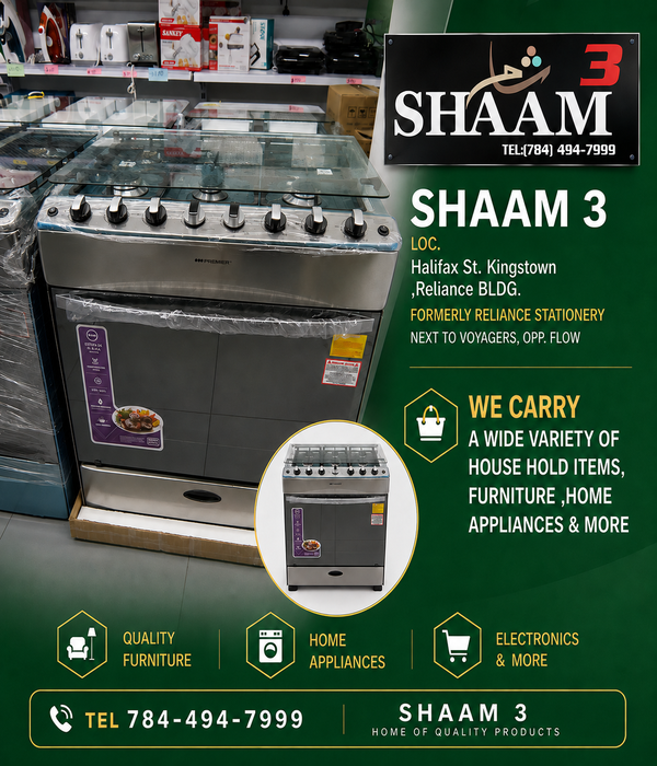 Shaam 3 – Premier Freestanding Gas Range Cooker with Oven