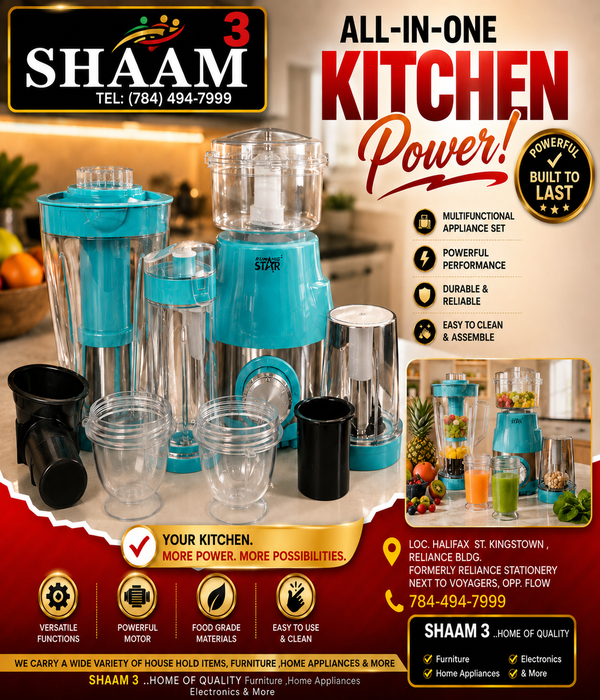 Shaam 3 – Winning Star All-in-One Kitchen Appliance Set