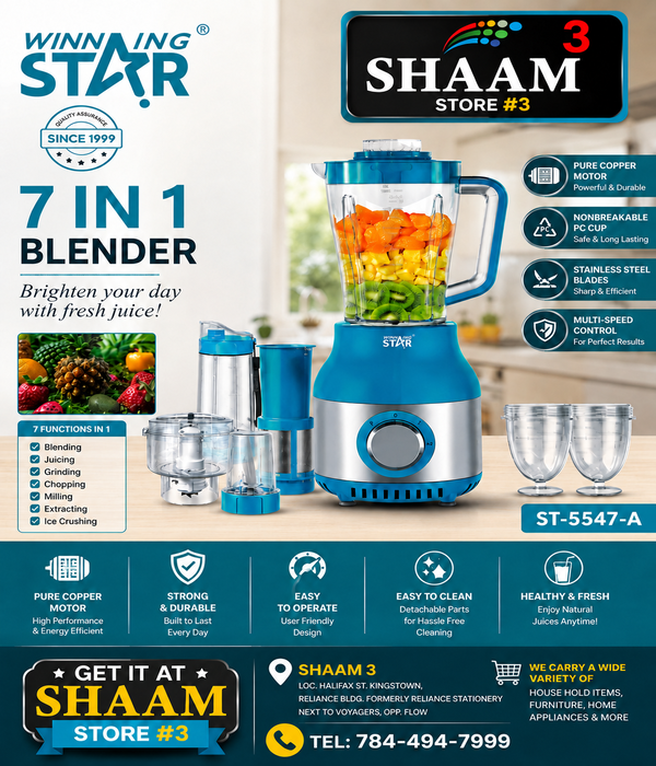 Shaam 3 – Winning Star ST-5547-A 7-in-1 Blender