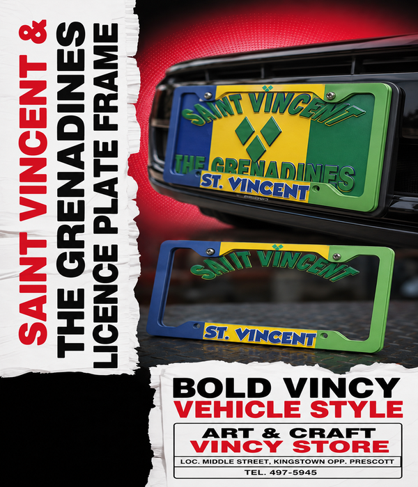 St. Vincent & the Grenadines Licence Plate Frame