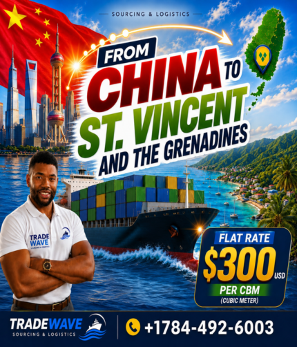 Trade Wave - China to St. Vincent Sea Freight Shipping