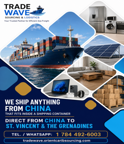 Trade Wave - Shipping Anything from China to St. Vincent & the Grenadines